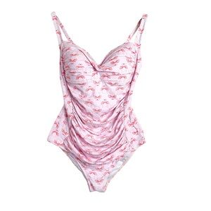 Romenza Targo One Piece Swimsuit Pink Flamingo